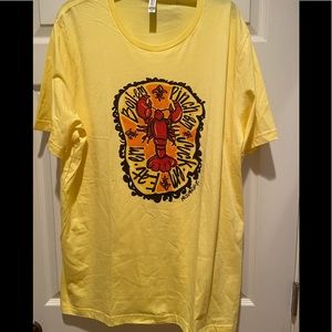 New! Crawfish 🦞 T-shirt sz 2XL